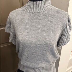 Gray Turtleneck Sweater